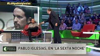 Pablo Iglesias: "No tengo ningún problema con la bandera de España, pero sí con los regalos de Inda"