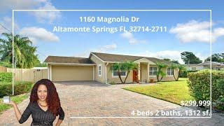 Home Tour of 1160 Magnolia Dr Altamonte Springs FL 32714