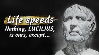 A Heart Warming Letter From Seneca To His Friend Lucilius On Saving Time