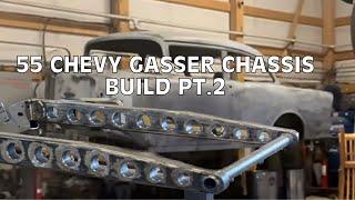 55 Chevy Gasser Chassis build PT.2