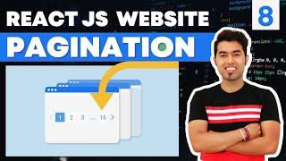 React JS Website in Hindi #8:  PAGINATION in React JS  