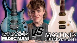 Musicman vs Mayones | Battle of the Shredders!