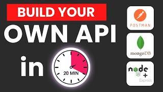 Build Your Own API With Node.js in 20 Minutes! | MongoDB | Express