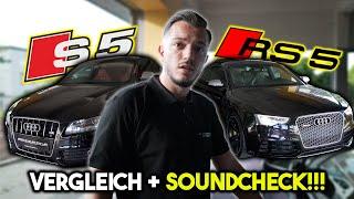 Wir machen den Vergleich! | AUDI RS5 V8 vs AUDI S5 V8 | Dasselbe KFZ oder doch komplett was anderes?
