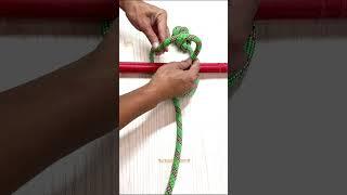 Knots Rope Trick DIY at Home, Home hacks ideas, #knotrope #shoelace #shorts #viral #diy #satisfying