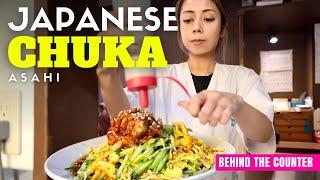 Behind the Counter at a local Japanese style Chinese Restaurant