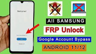 All Samsung FRP Bypass Android 11/12 | Without PC Samsung Remove FRP Lock | Google Account Unlock