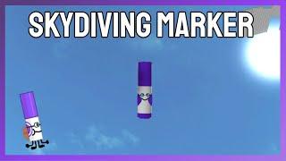 How to find the "Skydiving" Marker |ROBLOX FIND THE MARKERS