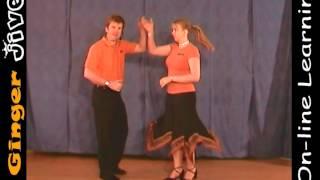 Modern Jive Basics 3 - Linking a move [Ceroc / Leroc style]