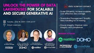 Unlock the Power of Data Lakehouses for Scalable and Secure Generative AI