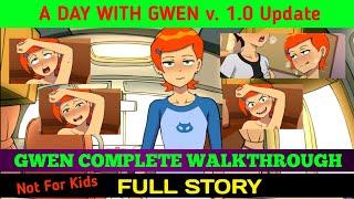 BEN 10 : A Day With Gwen { v 1.0 update } || GWEN Complete  Walkthrough || #whatagaming