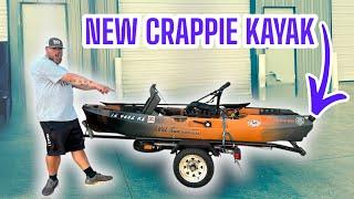 MY NEW CRAPPIE FISHING KAYAK‼️ OLD TOWN SPORTSMAN 106 POWERED BY MINN KOTA‼️