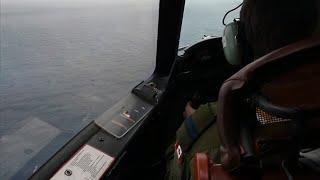 TITANIC SUB SEARCH | Aerial footage shows RCAF searching Atlantic Ocean