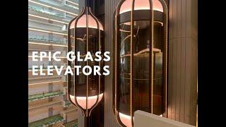 Amazing Otis Traction Elevators - Hyatt Regency Atrium Tower, Atlanta, GA