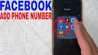   How Do You Add Phone Number To Facebook Account 