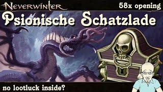 NEVERWINTER: 58x Psionische Schatzlade öffnen - Showcase Opening - Loot Mod30 - PS4/PS5 deutsch