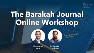  Barakah Journal Workshop: Get The Most Out of Your Barakah Journal