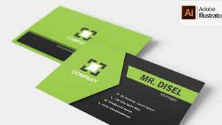 Business card design in illustrator for beginners 2021