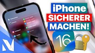 iPhone SICHERER MACHEN! Schutz vor Hackern, Viren & mehr! iOS 16 Einstellungen! | Nils-Hendrik Welk