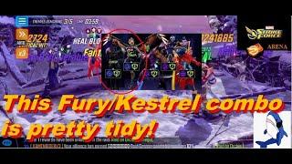 Marvel Strike Force Arena - Trying out the Mongooli Kestrel/Fury counter (Sep 2024)