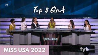 Miss USA 2022 Q and A Portion