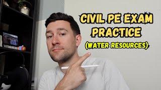 Civil PE Exam Practice Problems