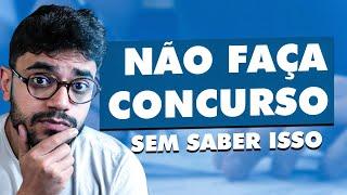 4 Coisas Pra Saber ANTES De Fazer Um Concurso Público