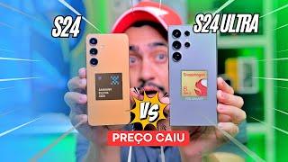 SAMSUNG S24 vs S24 ULTRA  SAIBA O QUE MUDA 