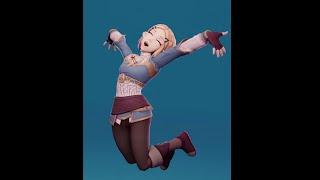 KYN Dance from TikTok with zelda - 3D animation