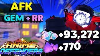 AFK Gems & RR Method - Anime Defenders (CHECK Pinned comment)