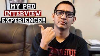 GRADUATE SCHOOL INTERVIEW QUESTIONS AND ANSWERS | My PhD Interview Experience