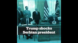 Trump puzzles Serbia's President Vucic