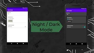 Android Night / Dark Theme Implementation for app | Kotlin | Android Studio Tutorial | 2020