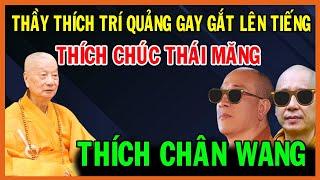 Nóng: Thầy Thích Trí Quảng lên tiếng gay gắt về thầy Thích Trúc Thái Minh ,Thích Chân Quang và Thầy.