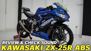 REVIEW & CHECK SOUND KAWASAKI ZX25R ABS