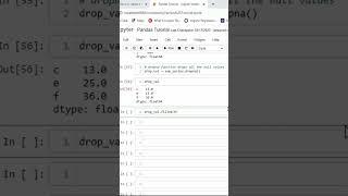 #$horts: Handling Missing Values in Python Pandas Library #pandaslibrary #datascience #python