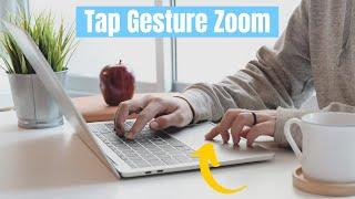 Zoom In & Zoom Out with Tap Gestures on MacBook