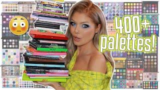 Eyeshadow Palette Collection & Declutter | 400+ PALETTES!