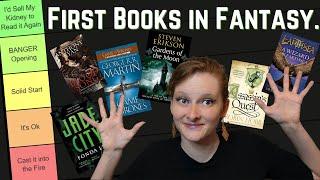 Tier Ranking the First Book of Every Fantasy and Sci Fi Series I've Read