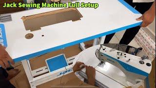 Jack Sewing Machine F5 Unboxing / Jack sewing machine installation /Jack machine लगाना सीखे /