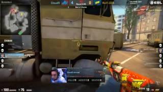 SHROUD 1 VS 3  CLUTCH // CLOUD 9 VS NAVI (esl one cologne 2017 )