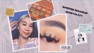 SHOPEE EYESHADOW PALETTE REVIEW // Is it Worth it? (Philippines)