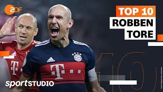 Top 10 Bundesliga-Tore von Arjen Robben | sportstudio