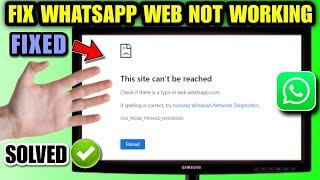 whatsapp web down | whatsapp web this site can't be reached | whatsapp web not working