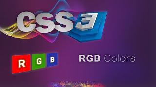 CSS for beginners 15: RGB value colors