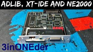 3inONEder: AdLib, NE-2000 and XT-IDE in ONE card