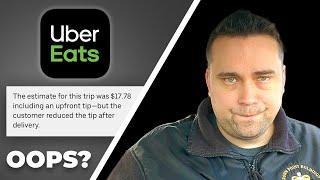 Did I Screw Up? Tip Baited & Bad Rating On Uber Eats