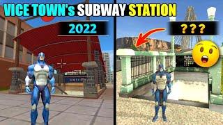 Vice Town's SUBWAY STATION rope hero vice town||rope hero vice town game||New update||rope hero game