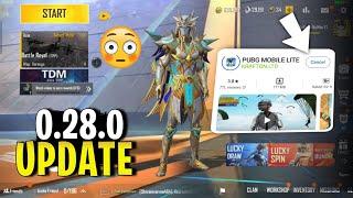 Finally| Pubg LITE 0.28.0 Update देखो | Pubg Lite New Update 2024 | PUBG Lite Update Today Features