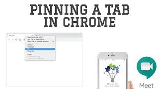 Pinning a Tab in Chrome